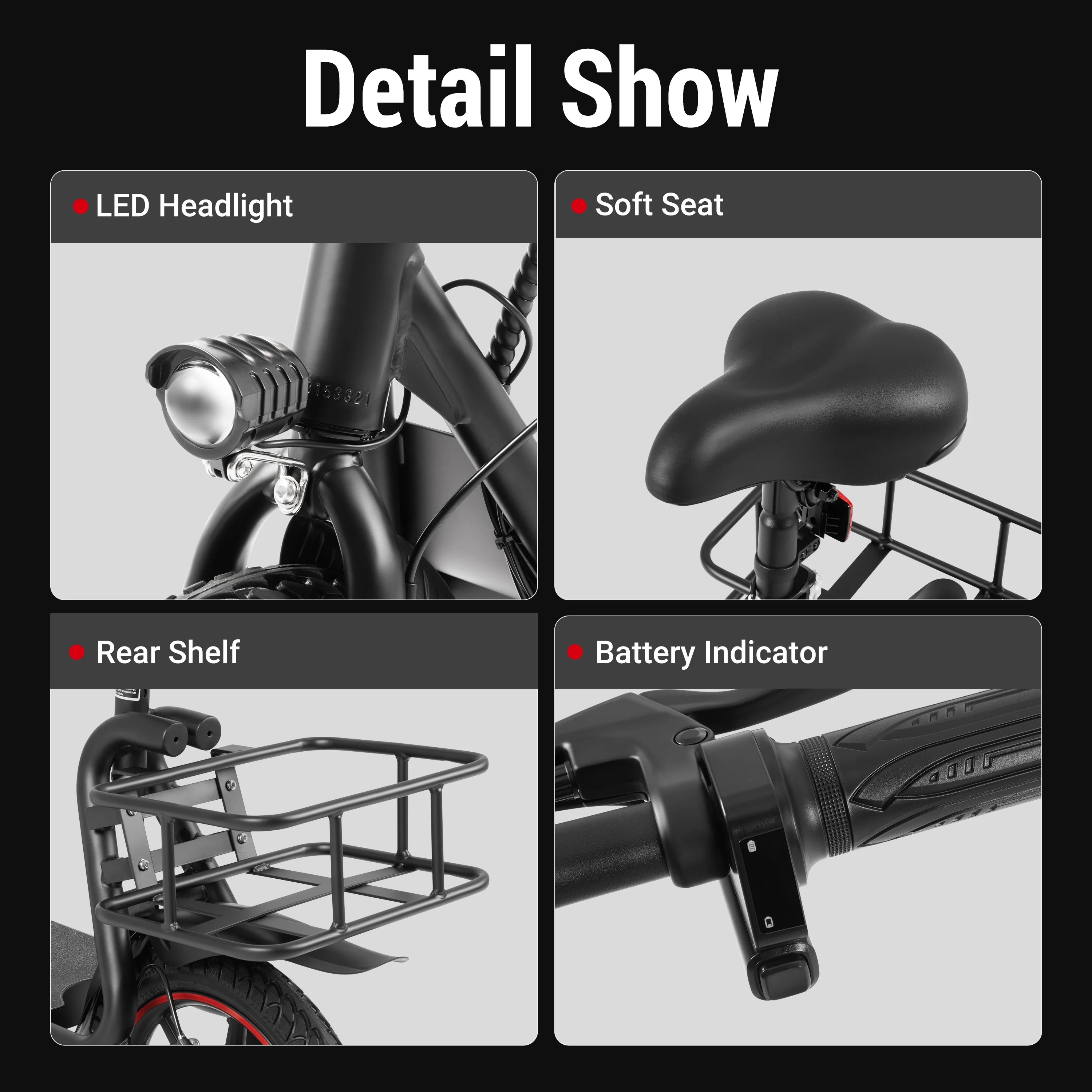 500W Electric Scooter with Seat&Basket, 15.5 Miles Ranges 15.5MPH Max Speed,Electric Scooter
