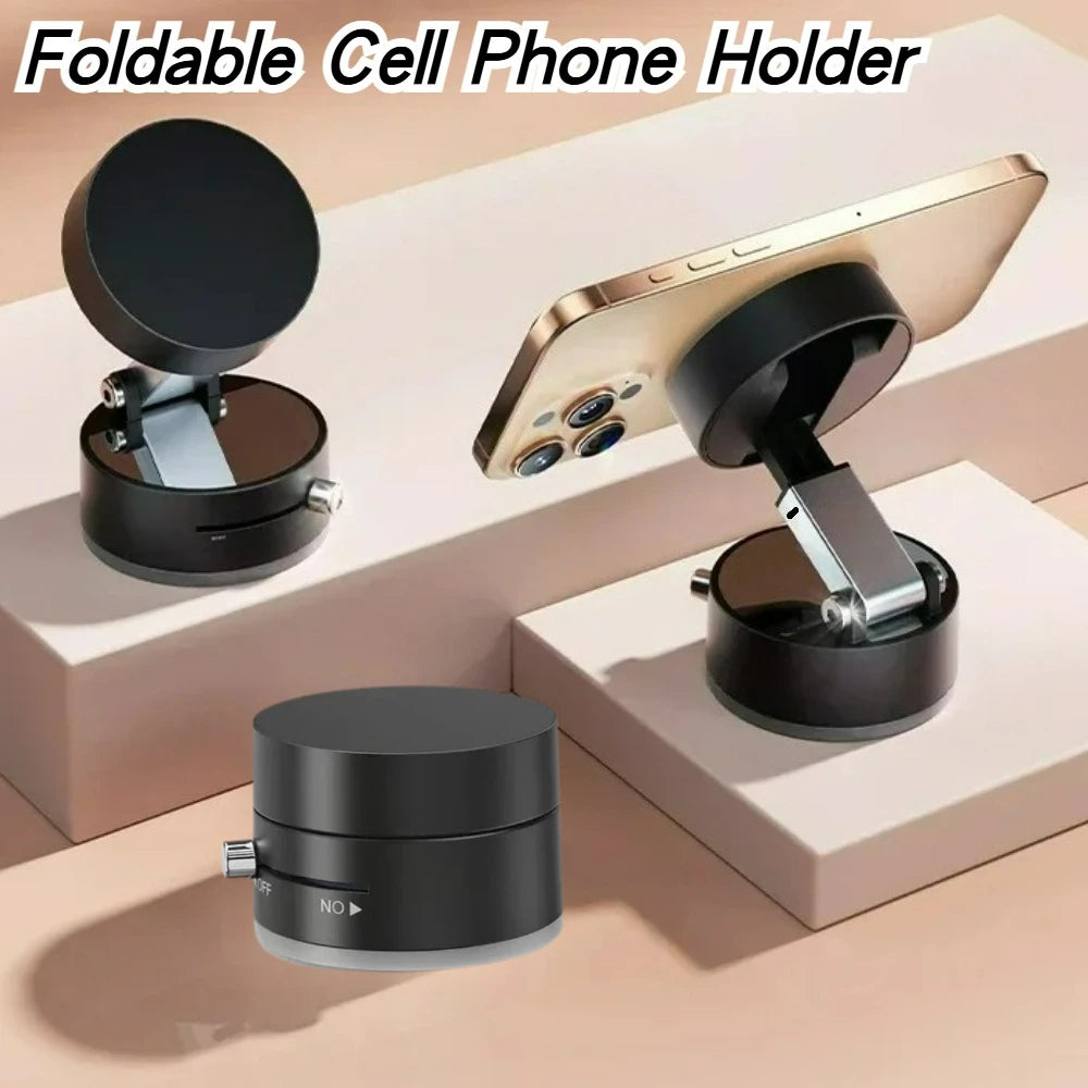 Magnetic Vacuum Holder Foldable Universal Phone Stand