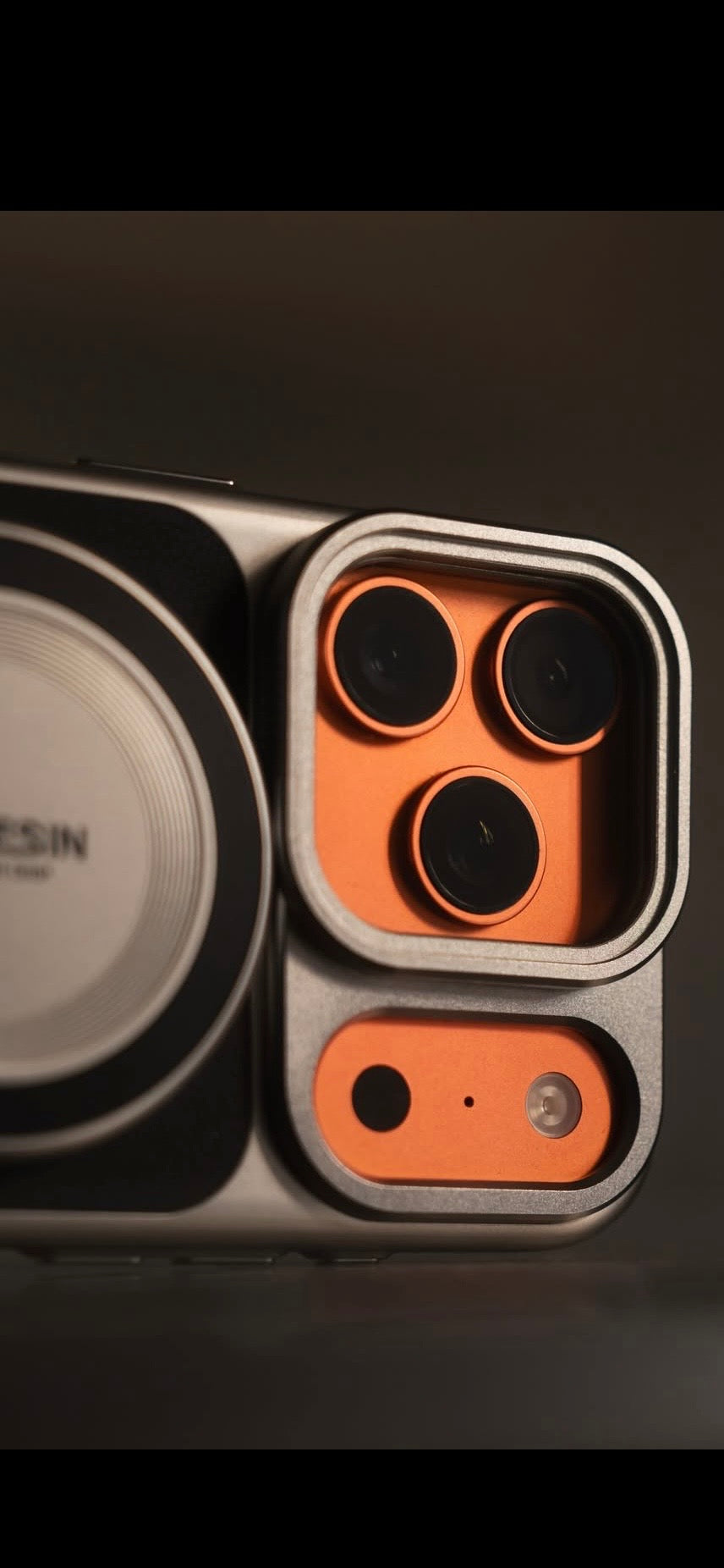 “Black” TELESIN Magnetic Phone Camera Shoot Hand Grip.