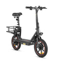 500W Electric Scooter with Seat&Basket, 15.5 Miles Ranges 15.5MPH Max Speed,Electric Scooter